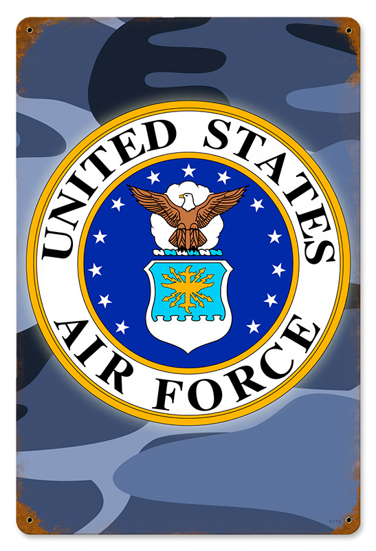 Air Force Vintage Metal Sign