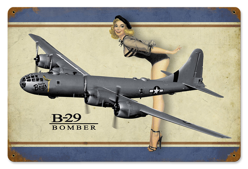 B-29 Bomber Legs Vintage Metal Sign | Aircraft Spruce ®