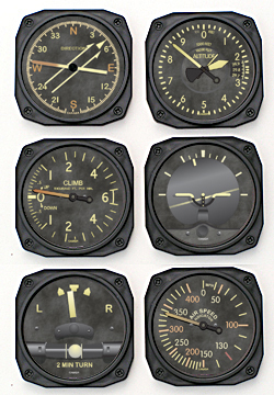 Vintage Coaster Set 6 Pc.