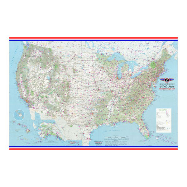 Laminated Vfr Wall Planning Chart