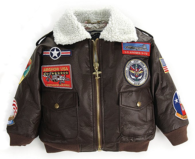 9-Patch A-2 Brown Bomber Jacket