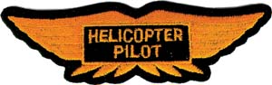 Patch Helicopter Pilot Wings