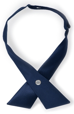 Womens Crossover Tie - Navy