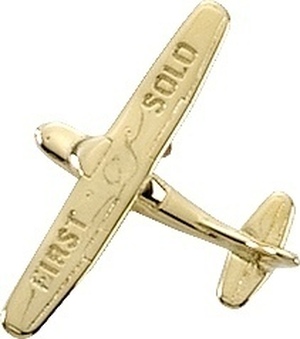 Cessna First Solo (3-D Cast) Tackette Gold