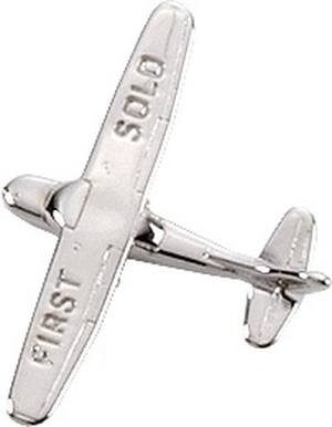 Cessna First Solo (3-D Cast) Tackette Silver