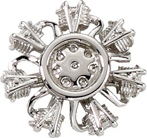 Radial Engine (3-D Cast) Tackette Silver