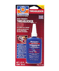 Permatex Threadlocker Red High Strength 0.20 Oz