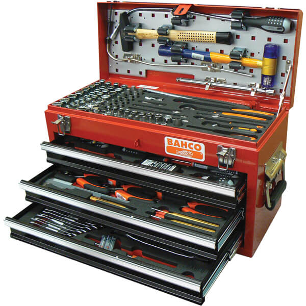 RBI9900TM Mechanic Step Stool Case – Includes 193 Imperial (SAE / Standard)  tools - Red Box Tools & Foams
