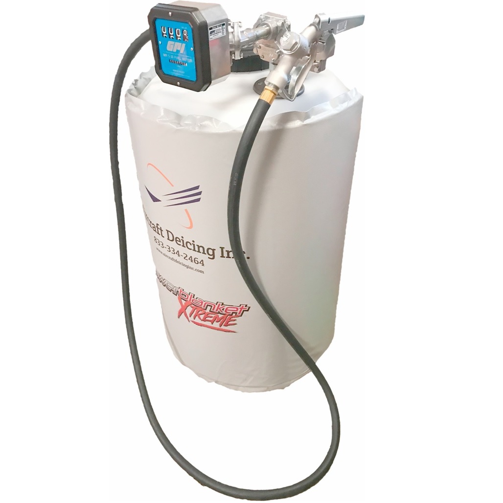 Aircraft Deicing Storage Tank With Transfer Pump