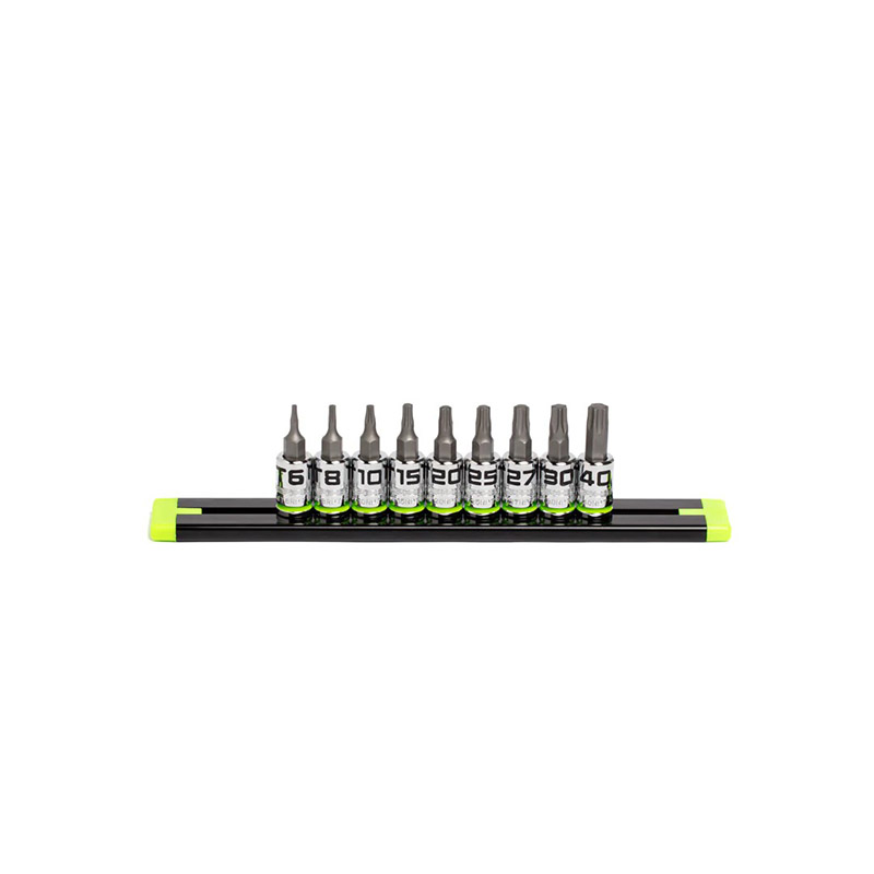 GRIPEDGE - 9-Pc 1/4 Drive Star Driver Set