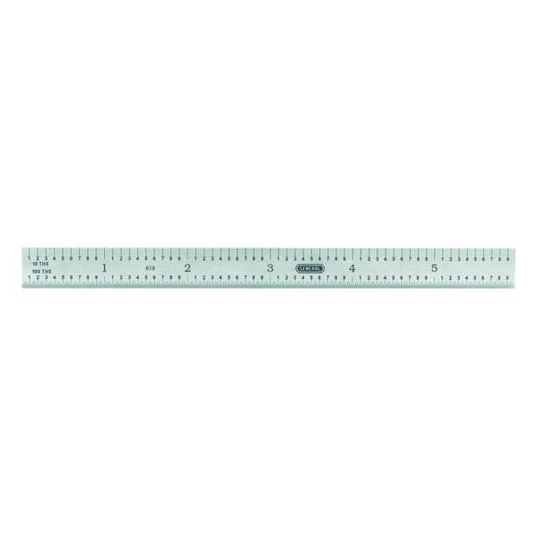 Precision Ruler, Flexible Stainless Steel, 12-In.