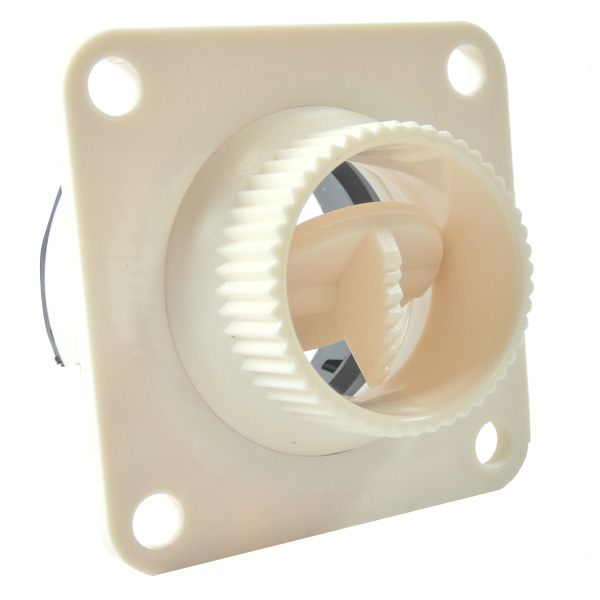 Plastic Eyeball Air Vent White Aircraft Spruce