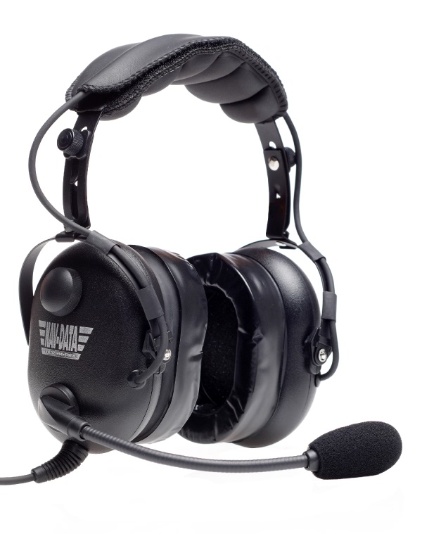 Nav-Data Nd-71 Deluxe Headset - Dual GA Plugs | Aircraft Spruce