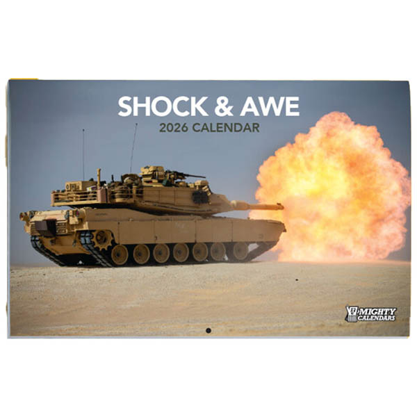 Ghost Shock And Awe Calendar 2026