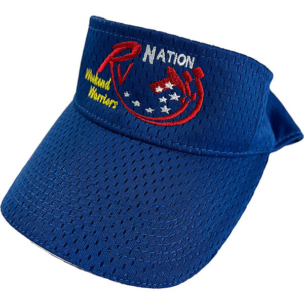 RV Nation Visor - Royal Blue