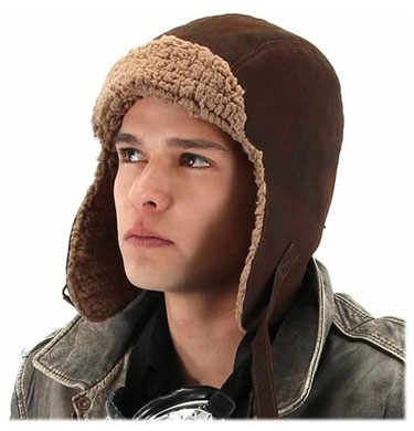 Lined Aviator Costume Cap