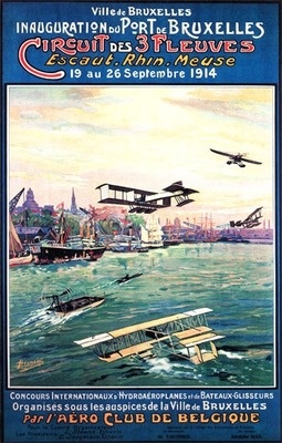 Cancelled Float Plane Show Postcard