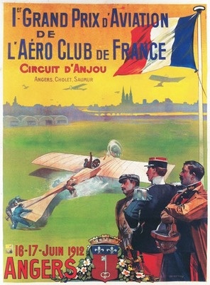First Aviation Grand Prix Postcard