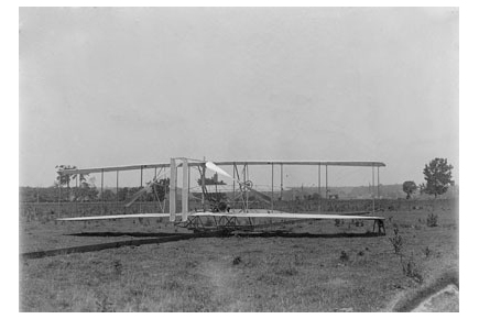 Postcard Wright Brothers Close-Up Airplane