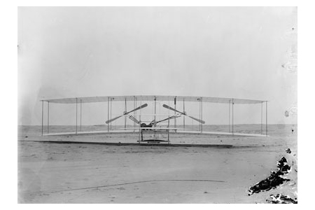 Postcard Wright Brothers 1903 Machine