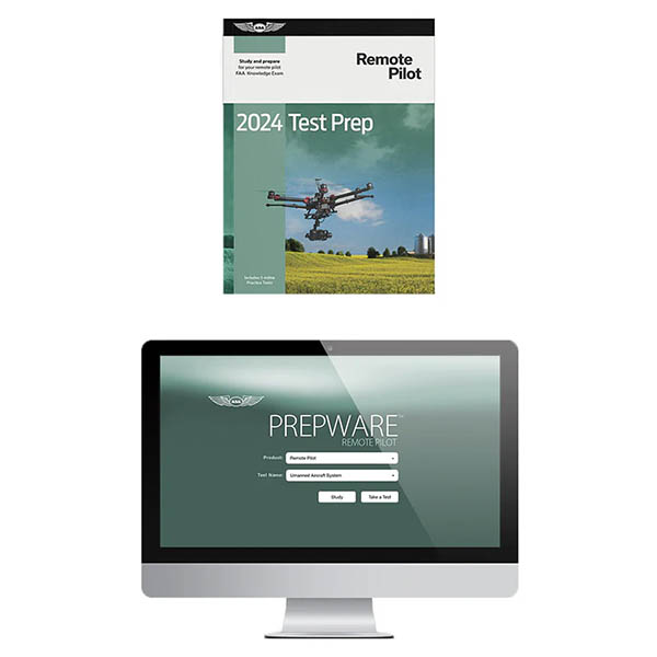 ASA 2024 Remote Pilot Test Prep Plus | Aircraft Spruce