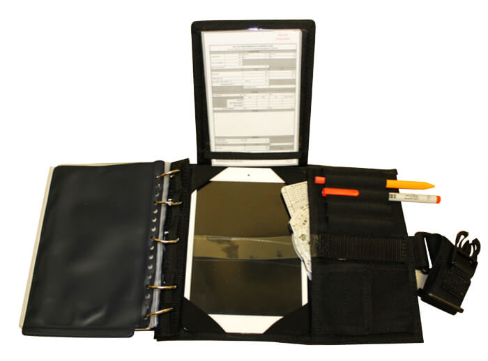 W-4 Mini iPad Kneeboard Black For Use With Case