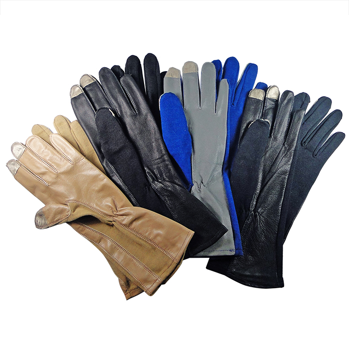 tactical gloves flight black Short TOUCH Nomex Pilot aviation 