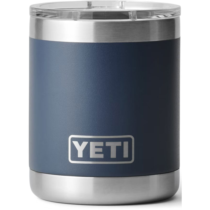 YETI RAMBLER 10OZ LOWBALL NAVY WITH MAGSLIDE LID Aircraft Spruce