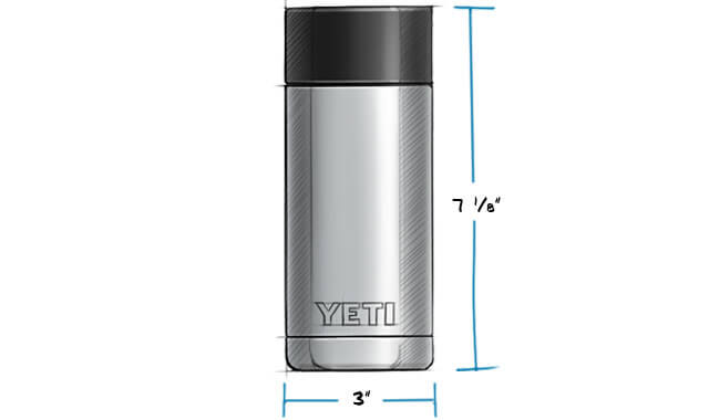 Yeti Rambler Bottle, Navy, 12 Ounce