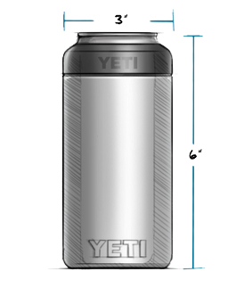 Yeti Rambler 16 oz Colster Tall Can Insulator - Charcoal – Pacific Flyway  Supplies