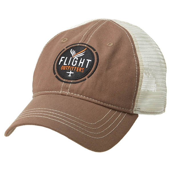 Flight Outfitters Brown Trucker Hat