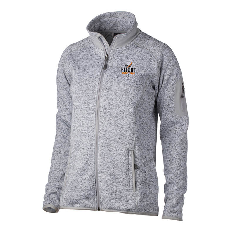 Flight Outfitters Womens Fairbanks Fleece - Heather Obsidian - Xl