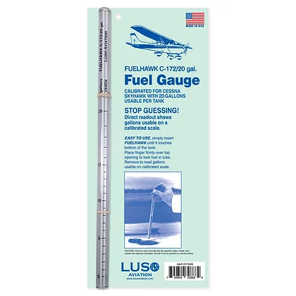 Fuelhawk Fuel Gauge For Cessna 172 20 Gal