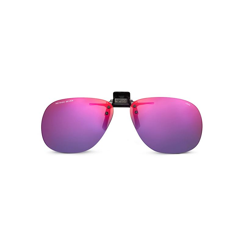Purple clip on sunglasses online