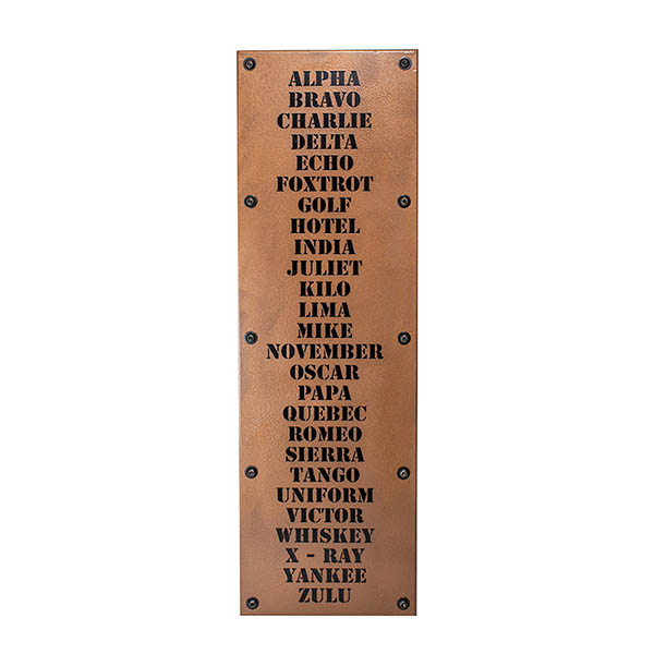 Aviator Phonetic Sign | Aircraft Spruce