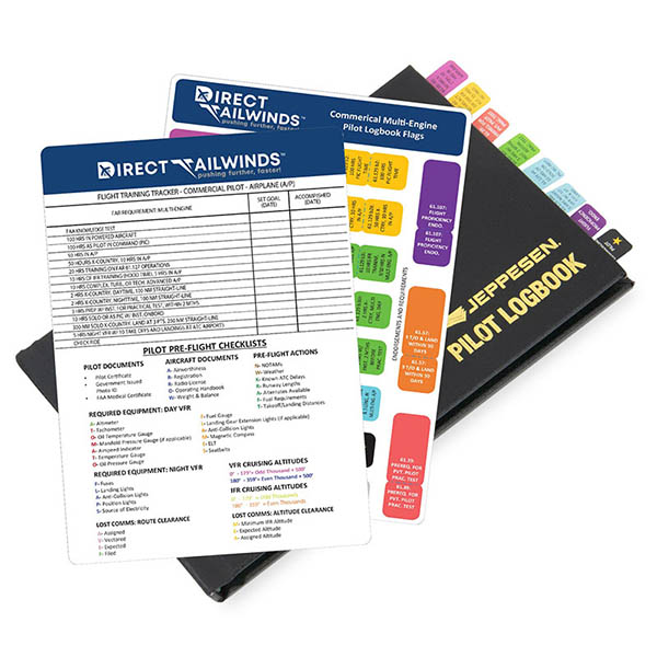 Direct Tailwinds Logbook Flags: Commercial Pilot- Multi