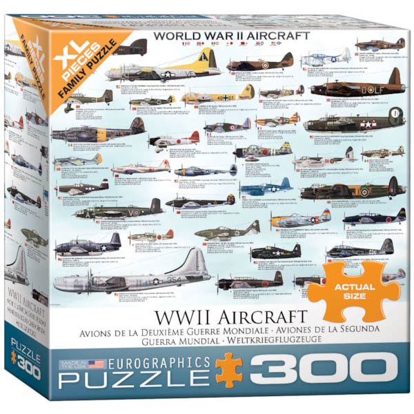 World War II Aircraft 300Pc Puzzle