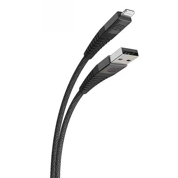 Scosche Strikeline HD USB-A To Lightning White 4Ft Cable