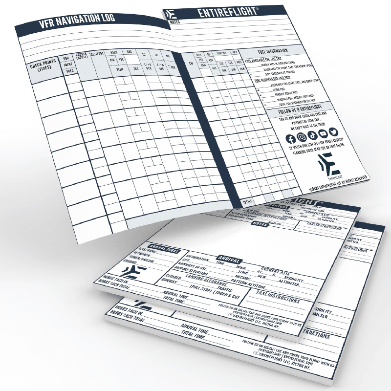 EntireFlight Cross-Country Flight Pad 3-Pack