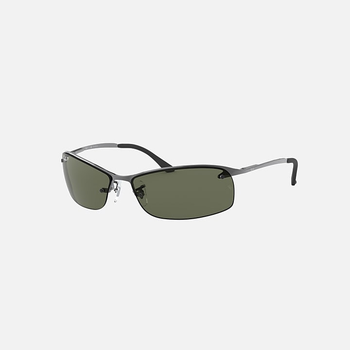 Ray-Ban Sunglasses RB3183 Gunmetal / Dark Green 63 mm