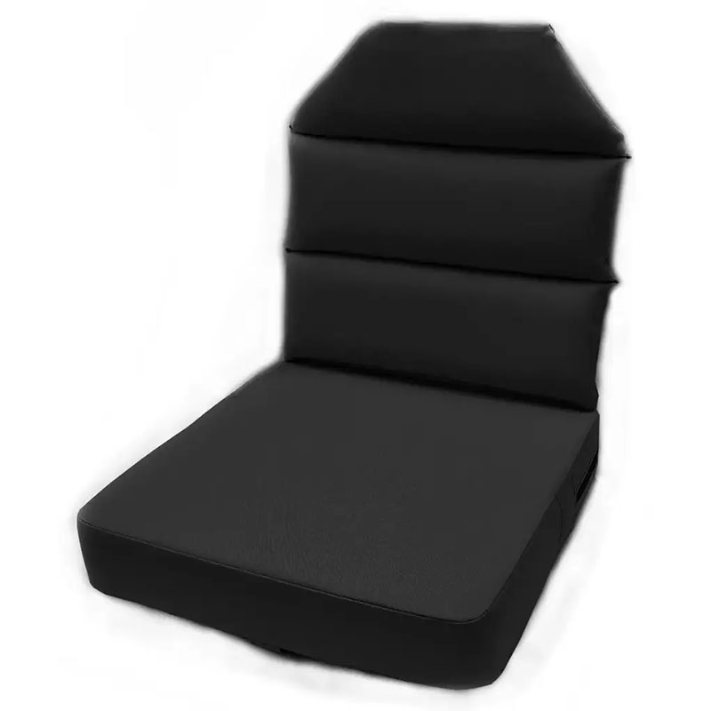 Aircraft Seat Cushion 3 Inch Bottom & 2 Inch Back - Black OAPX220