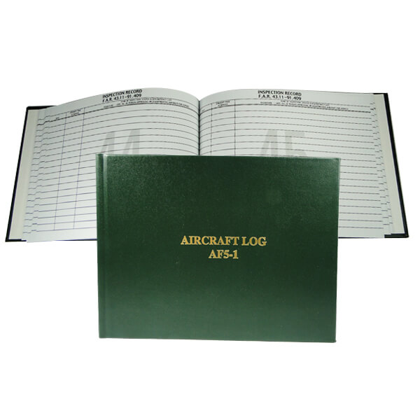 ASA Aircraft Logbook Hardcover *Free Shipping* 