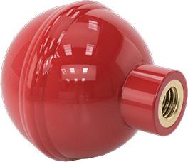Red Phenolic Plastic Ball Knob