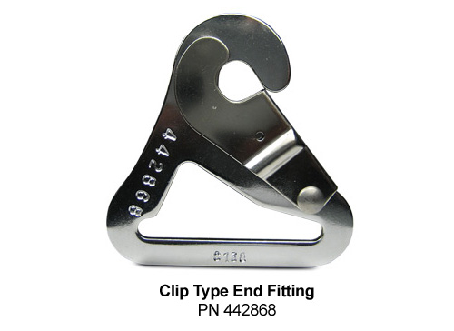 Seat Belt Clip Type End Fitting Hardware