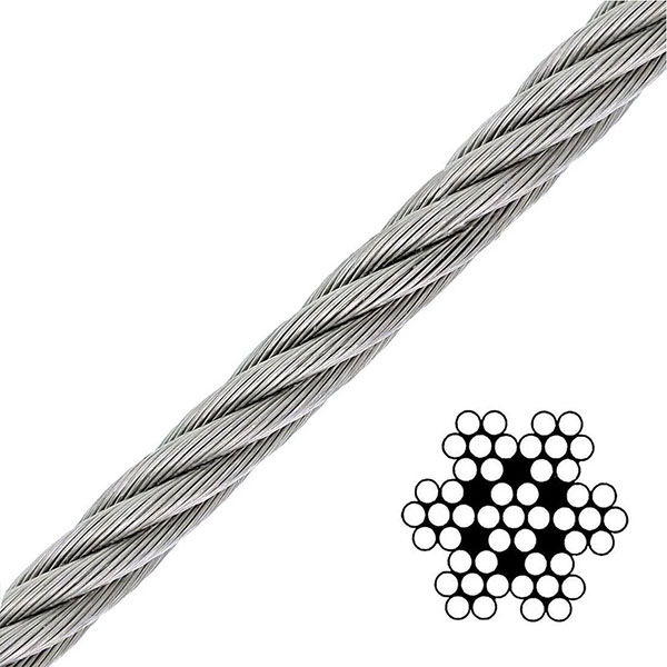 Control Cable 5/32 7X19 Galv