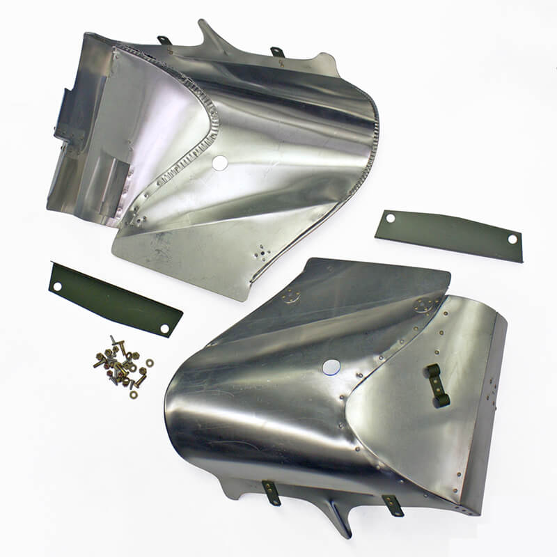 J-3 Style Aluminum Engine  Eyebrow Kit