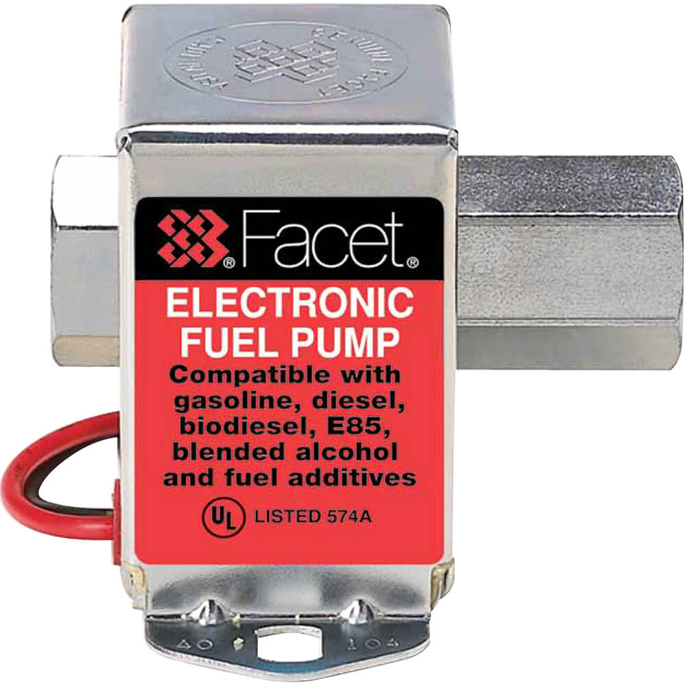 Facet 12v Low Pressure Posi-Flow Electronic Electrical Fuel Pump 1.5 To 4.0 Psi 