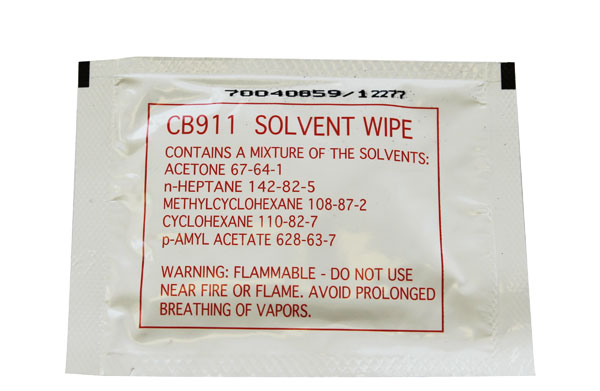 Tanis Solvent Wipe