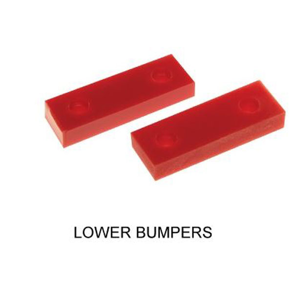 Piper Aerostar Landing Gear - Lower Red Bumpers