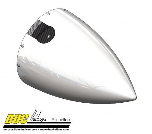 DUC 3 Blade White Spinner & Plate 270MM 01-70-125